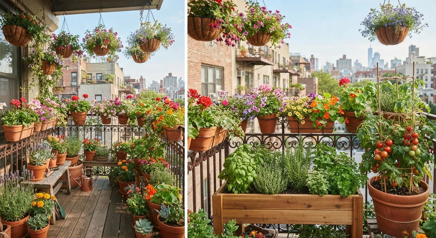 Container Gardening on Balconies and Small Patios: What Actually Works