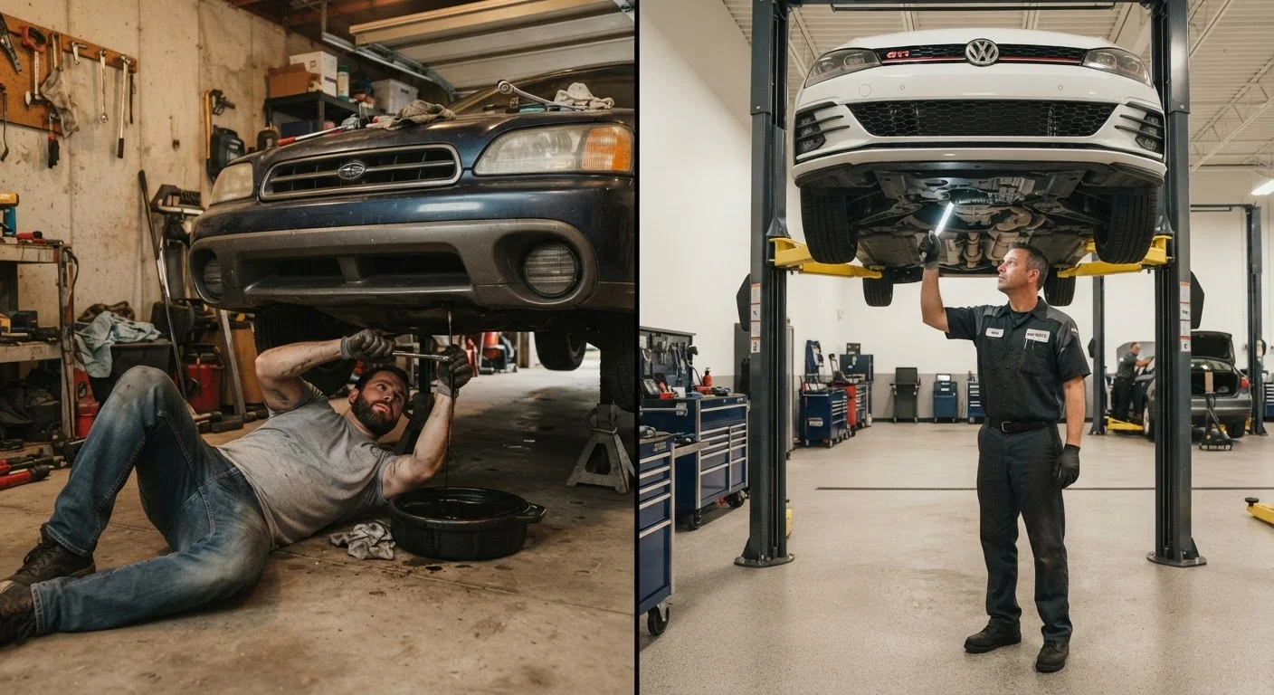 DIY Car Maintenance vs. Taking It to a Garage