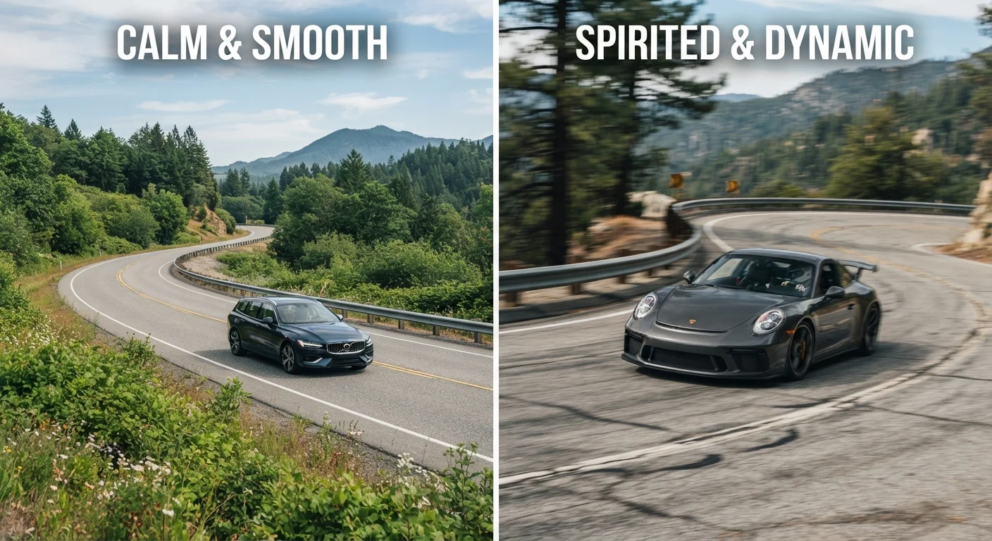 Eco-Driving vs. Performance Driving: Two Approaches to the Same Road