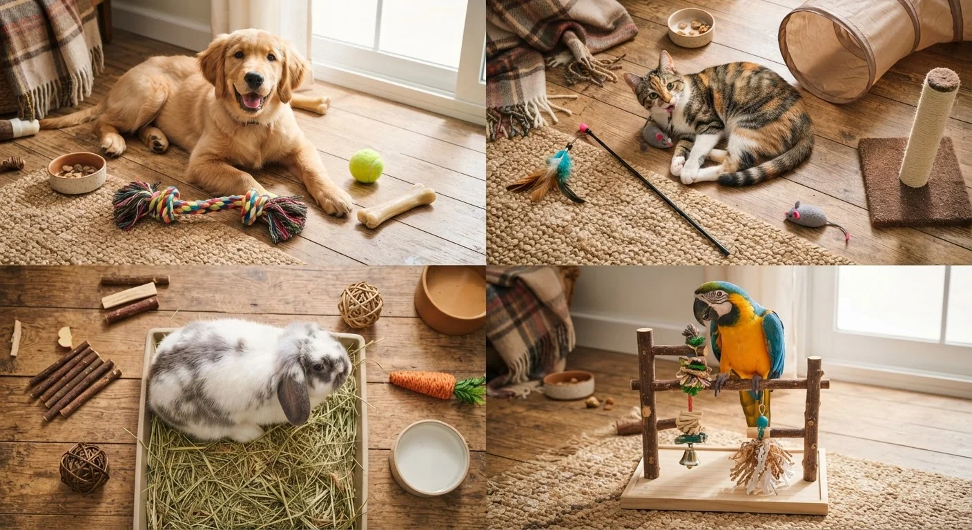 Exercise Needs Across Different Pet Types