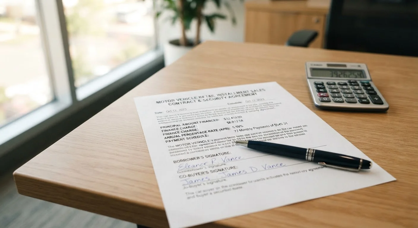 Financing a Car: What the Numbers in a Loan Agreement Actually Mean