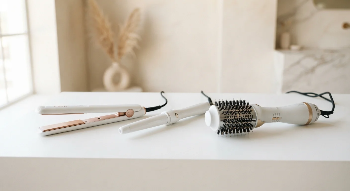 Heat Styling Tools Compared: Flat Irons, Curling Wands, and Hot Air Brushes