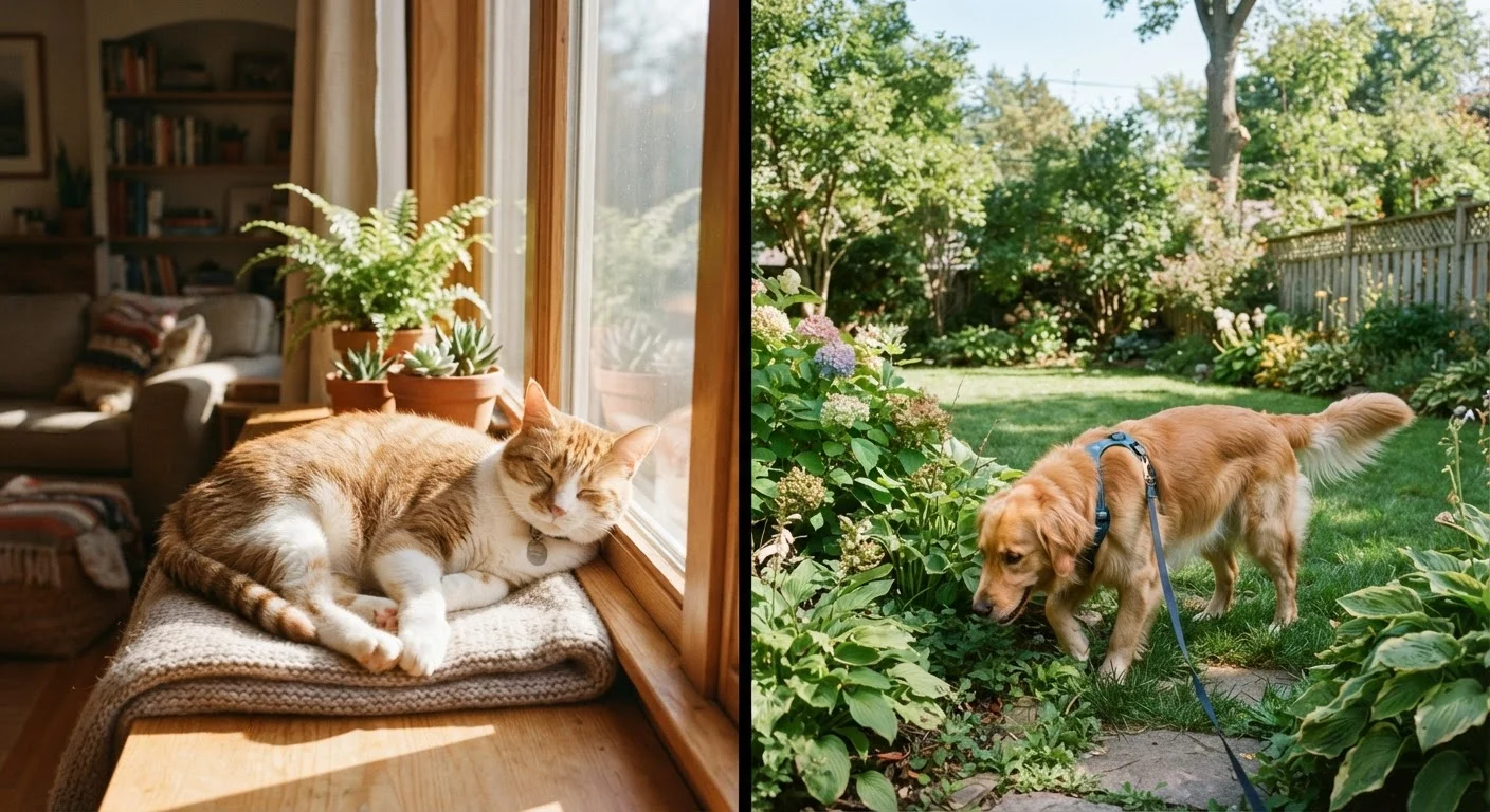 Indoor vs Outdoor Living: What the Choice Means for Your Pet's Health