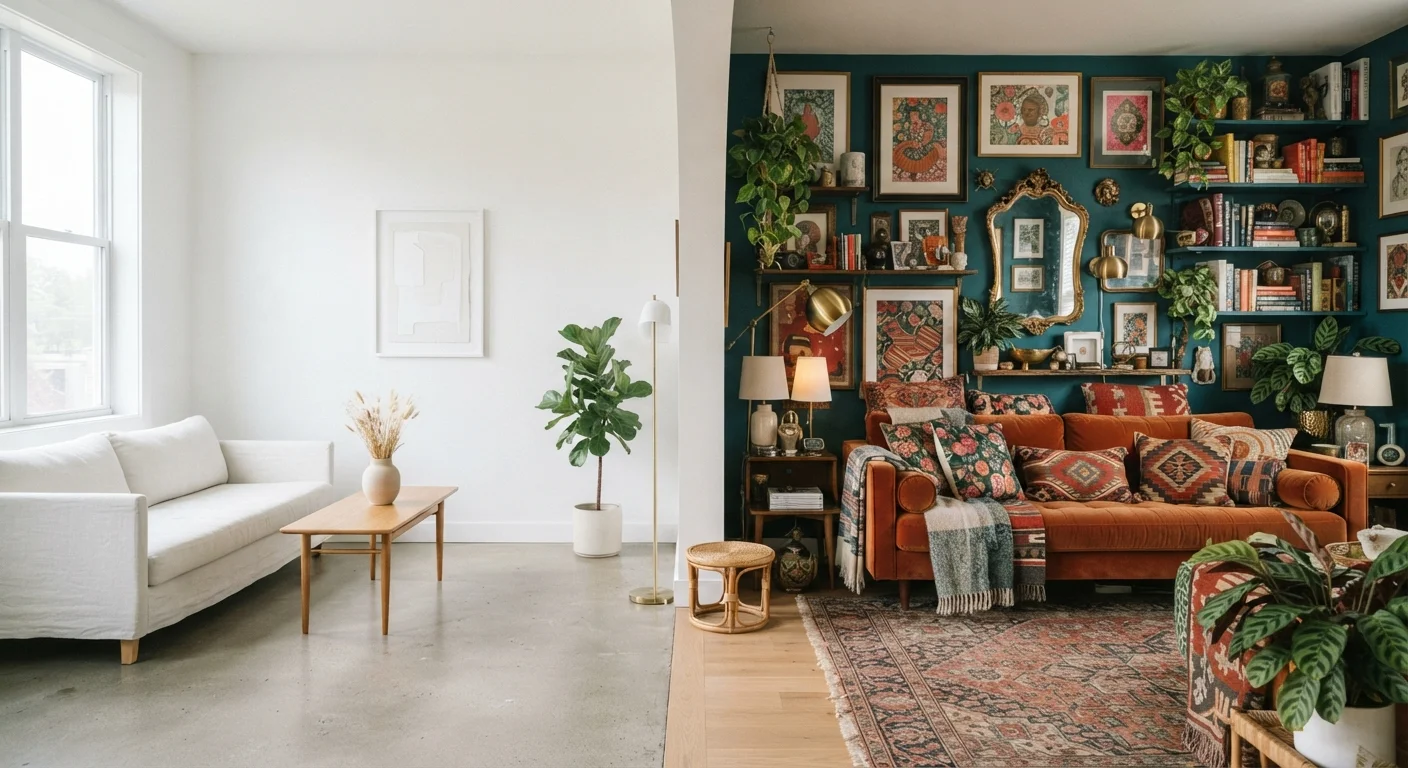 Minimalist vs. Maximalist Interiors: Understanding Two Opposing Design Philosophies