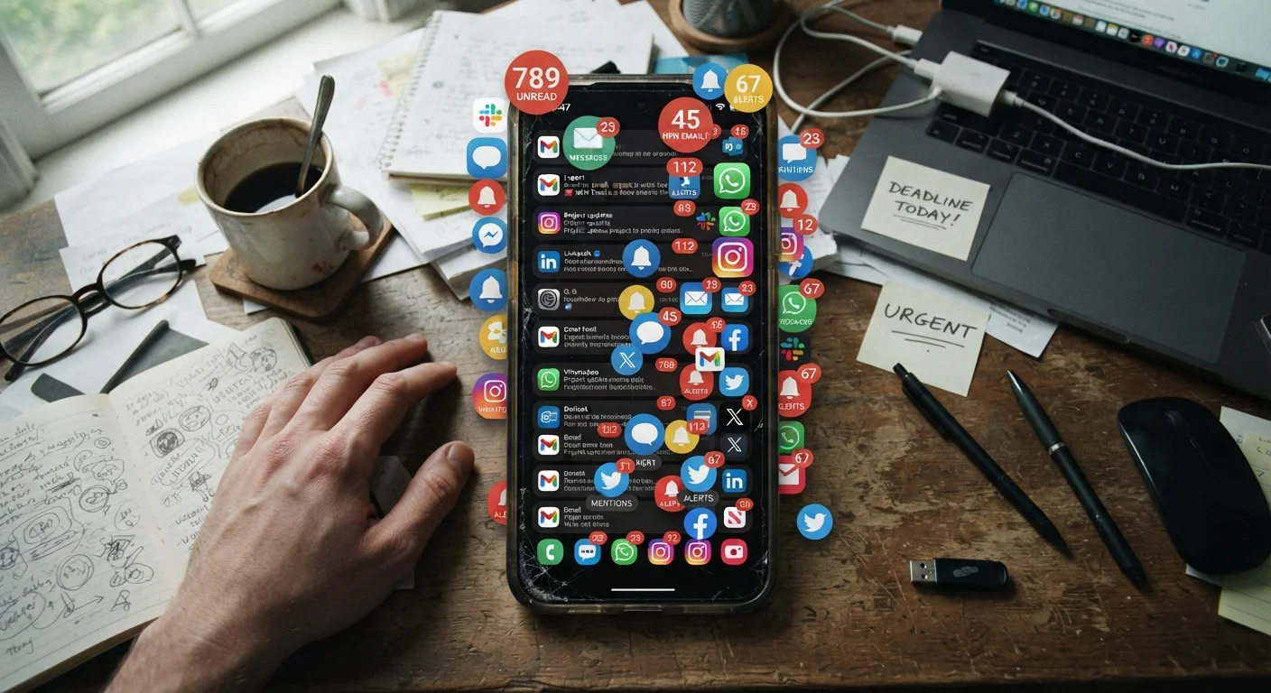 Notification Overload: What Constant Alerts Do to Your Focus and Stress Levels