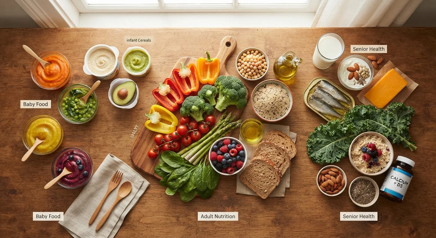 Nutrition Across the Lifespan: How Dietary Needs Shift from Childhood to Later Life