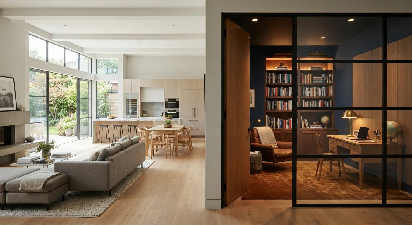 Open-Plan Living vs. Defined Rooms: Which Layout Actually Suits Your Home?