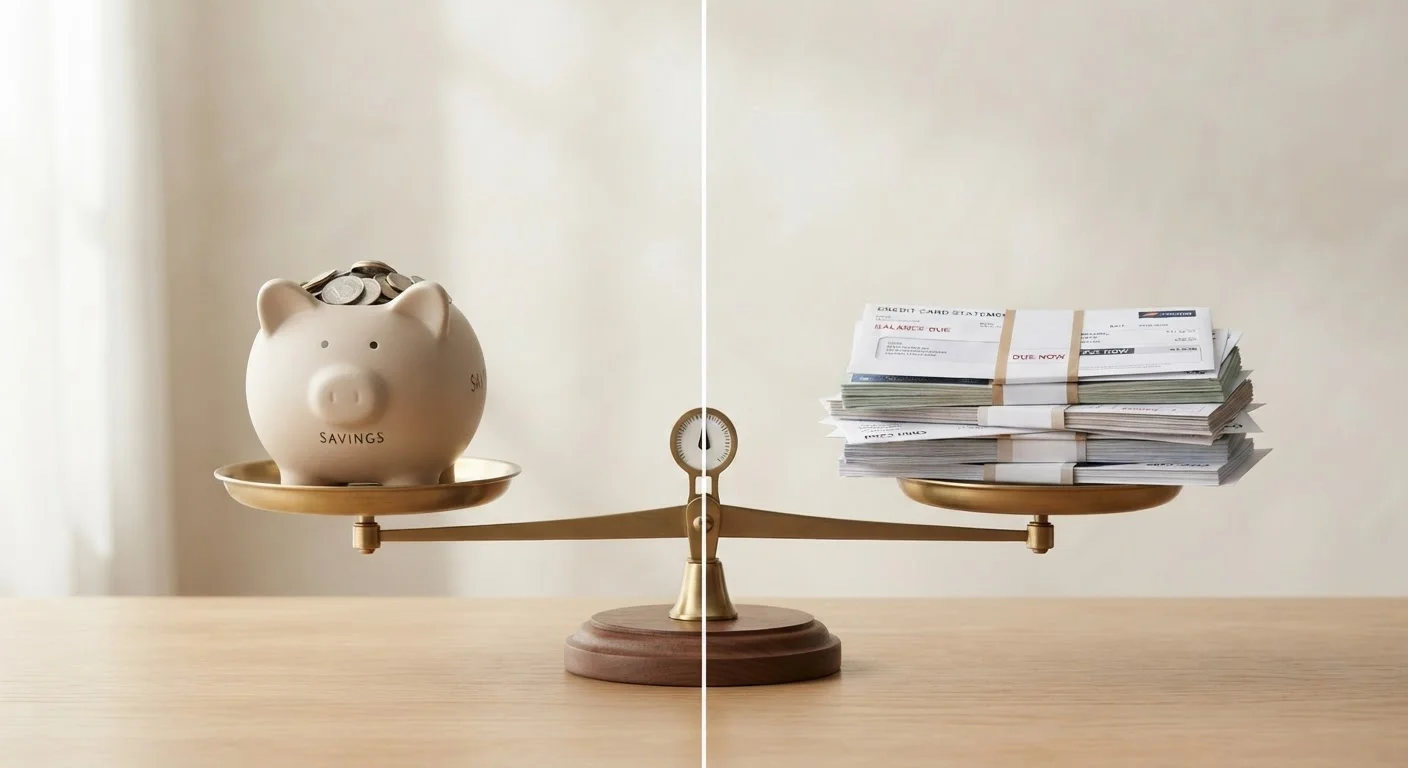 Paying Off Debt or Building Savings First: How to Think Through the Decision