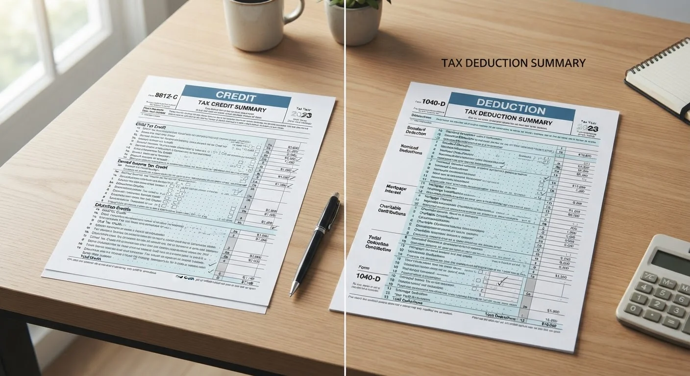 Tax Credits vs. Tax Deductions: Why the Difference Matters More Than Most People Think