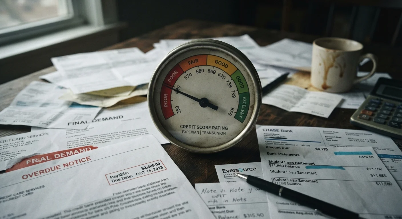 Things That Can Quietly Drag Down a Credit Score Over Time
