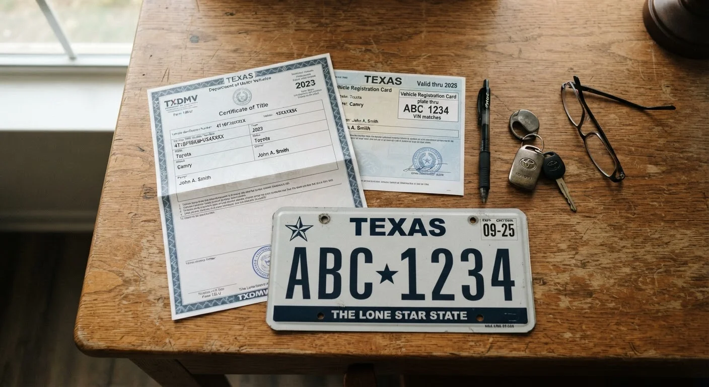 Vehicle Registration, Title, and Plates: What Each Document Actually Means